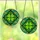 Nature Inspired Art Lovers' Glowing Green Tiffany Stained Glass Four-Leaf Clover Botanical Mosaic Stained Glass Suncatcher - 3