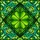 Nature Inspired Art Lovers' Glowing Green Tiffany Stained Glass Four-Leaf Clover Botanical Mosaic Stained Glass Suncatcher - 7