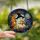 Fantasy Art Lovers' Tiffany Stained Glass Ghost Moon Witch Hat Cosmic Starry Art Stained Glass Suncatcher - 2