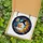 Fantasy Art Lovers' Tiffany Stained Glass Ghost Moon Witch Hat Cosmic Starry Art Stained Glass Suncatcher - 5