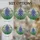 Art Lovers' Tiffany Style Stained Glass Bell Flowers, Sapphire Blue Amethyst Purple Emerald Green Floral Mosaic Stained Glass Suncatcher - 4
