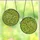 Art Nouveau Enthusiasts' Tiffany Stained Glass Botanical Sprig Emerald Lime Green Yellow Organic Mosaic Pattern Stained Glass Suncatcher - 3