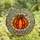 Autumn Lovers' Tiffany Stained Glass Round Pumpkin Intricate Jewel Tone Mosaic Stained Glass Suncatcher - 4