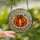 Autumn Lovers' Tiffany Stained Glass Round Pumpkin Intricate Jewel Tone Mosaic Stained Glass Suncatcher - 2