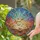 Fantasy Art Enthusiasts' Tiffany Style Magical Book Butterflies Aurora Vibrant Jewel Tones Stained Glass Suncatcher - 2