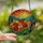 Nature Lovers' Vibrant Jewel Tone Stained Glass Wildflower Meadow Poppies Daisy Sunset Mosaic Stained Glass Suncatcher - 2