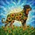 Rottweiler Lovers' Jewel Tone Black Golden Yellow Tiffany Stained Glass Sunflower Rottweiler Art Stained Glass Suncatcher - 5