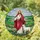 Stained Glass Art Lovers' Glowing Jewel Tone Tiffany Jesus Lamb Intricate Pastoral Mosaic Stained Glass Suncatcher - 1