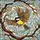 Nature Lovers' Intricate Stained Glass Chickadee In Flight Black Yellow Amber Tiffany Mosaic Stained Glass Suncatcher - 5