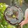 Nature Lovers' Intricate Stained Glass Chickadee In Flight Black Yellow Amber Tiffany Mosaic Stained Glass Suncatcher - 2