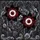 Alternative Style Lovers' Detailed Stained Glass Macabre Eyeball Flowers & Thorny Stems Stained Glass Suncatcher - 5