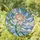 Women's Elegant Stained Glass Peony Mosaic Iridescent Jewel Tones Blush Pink Cream Green Stained Glass Suncatcher - 1