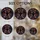 Gothic Style Fans' Intricate Tiffany Stained Glass Bat Glowing Red Eyes Celestial Swirls Black Red Amber Stained Glass Suncatcher - 4