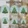 Holiday Enthusiasts' Tiffany Style Stained Glass Christmas Tree Emerald Green Ruby Red Golden Snowy Mosaic Pattern Stained Glass Suncatcher - 4