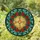 Faithful Art Enthusiasts' Tiffany Stained Glass Golden Cross, Poinsettia Wreath, Jewel Tone Mosaic Pattern Stained Glass Suncatcher - 1