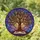 Knowledge Seeker's Stained Glass Tree of Books Emerald Sapphire Amethyst Mosaic Stained Glass Suncatcher - 1