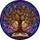 Knowledge Seeker's Stained Glass Tree of Books Emerald Sapphire Amethyst Mosaic Stained Glass Suncatcher - 5