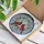 Nature Lovers' Vibrant Jewel Tone Stained Glass Male Female Cardinal Cherry Blossom Wreath Stained Glass Suncatcher - gKKC34RWuL