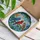 Nature Lovers' Tiffany-Inspired Stained Glass Songbirds Floral Jewel Tone Mosaic Stained Glass Suncatcher - 3