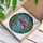 Art Lovers' Tiffany Stained Glass Flamingo Mosaic Rose Pink Fuchsia Jewel Tones Stained Glass Suncatcher - 3