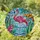 Art Lovers' Tiffany Stained Glass Flamingo Mosaic Rose Pink Fuchsia Jewel Tones Stained Glass Suncatcher - 1