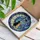 Dog Lovers' Jewel-Toned Stained Glass Crescent Moon Canine Companions Night Sky Mosaic Art Black Golden Yellow Stained Glass Suncatcher - ZybghZEzPV