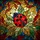 Nature Lovers' Vibrant Stained Glass Ladybug Forest Jewel Tone Mosaic Stained Glass Suncatcher - 5