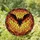 Gothic Art Adorers' Stained Glass Bat Mosaic, Fiery Orange, Amber & Black Jewel Tones Stained Glass Suncatcher - 1