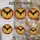 Gothic Art Adorers' Stained Glass Bat Mosaic, Fiery Orange, Amber & Black Jewel Tones Stained Glass Suncatcher - 4