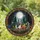 Halloween Enthusiasts' Tiffany Style Stained Glass Forest Animal Procession Moonlit Spooky Jewel Tones Stained Glass Suncatcher - 1