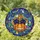 Cat Lovers' Glowing Stained Glass Black Cats Pumpkin Cosmic Jewel Tone Mosaic Stained Glass Suncatcher - 1