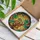 Nature Lovers' Vibrant Jewel Tone Tiffany Stained Glass Coiled Snake Lush Leaves Mosaic Stained Glass Suncatcher - 3