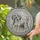 Dog Lovers' Luminous Old English Sheepdog Stained Glass Mosaic Art White Grey Pink Amber Stained Glass Suncatcher - 2