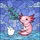 Fantasy Lovers' Glowing Pink Axolotl Periwinkle Stained Glass Tiffany Mosaic Art Stained Glass Suncatcher - 5