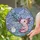 Fantasy Lovers' Glowing Pink Axolotl Periwinkle Stained Glass Tiffany Mosaic Art Stained Glass Suncatcher - 2