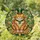 Cat Lovers' Tiffany Style Stained Glass Ginger Cat Leprechaun Hat Gold Shamrock Mosaic Stained Glass Suncatcher - 1