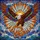 Wildlife Art Enthusiasts' High Contrast Stained Glass Eagle Snake Vibrant Jewel Tones Mosaic Art Stained Glass Suncatcher - 5