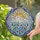 Art Lovers' Vibrant Stained Glass Sunlit Cloud & Jewel Tone Raindrop Celestial Mosaic Stained Glass Suncatcher - ZY7IjdXKuk