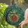 Art Lovers' Radiant Tiffany Stained Glass Pomegranate Tree Branch Jewel Tone Mosaic Pattern Stained Glass Suncatcher - 2