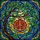 Art Lovers' Radiant Tiffany Stained Glass Pomegranate Tree Branch Jewel Tone Mosaic Pattern Stained Glass Suncatcher - 5