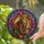Cat Lovers' Vibrant Tiffany Style Stained Glass Cat Mosaic Jewel Tone Floral Geometric Art Stained Glass Suncatcher - 2