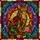 Cat Lovers' Vibrant Tiffany Style Stained Glass Cat Mosaic Jewel Tone Floral Geometric Art Stained Glass Suncatcher - 5