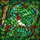 Nature Lovers' Ruby-Throated Hummingbird Stained Glass Art Emerald Green & Ruby Red Botanical Mosaic Stained Glass Suncatcher - 5
