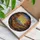 Nature Lovers' Tiffany Style Stained Glass Autumn Mountain Sunrise Landscape Edge-to-Edge Fiery Orange Yellow Blue Jewel Tones Stained Glass Suncatcher - 3