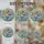 Book Lovers' Red Yellow Blue Green Stained Glass Book Stack Wildflowers Tiffany Style Art Stained Glass Suncatcher - 4
