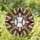 Baseball Dads' Intricate Stained Glass Baseball 'Dad' Radial Amber Red Geometric Art Stained Glass Suncatcher - 1