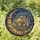 Art Lovers' Majestic Stained Glass Golden Dome Mosque Crescent Celestial Starry Night Pattern Stained Glass Suncatcher - 1