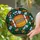 Football Dads' Tiffany Glass American Football Dad Cursive Orange White Green Blue Abstract Mosaic Art Pattern Stained Glass Suncatcher - 2