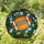 Football Dads' Tiffany Glass American Football Dad Cursive Orange White Green Blue Abstract Mosaic Art Pattern Stained Glass Suncatcher - 1