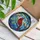 Nature Lovers' Vibrant Red Cardinal Tiffany Stained Glass Intricate Mosaic Stained Glass Suncatcher - 2YnJCIFXM5